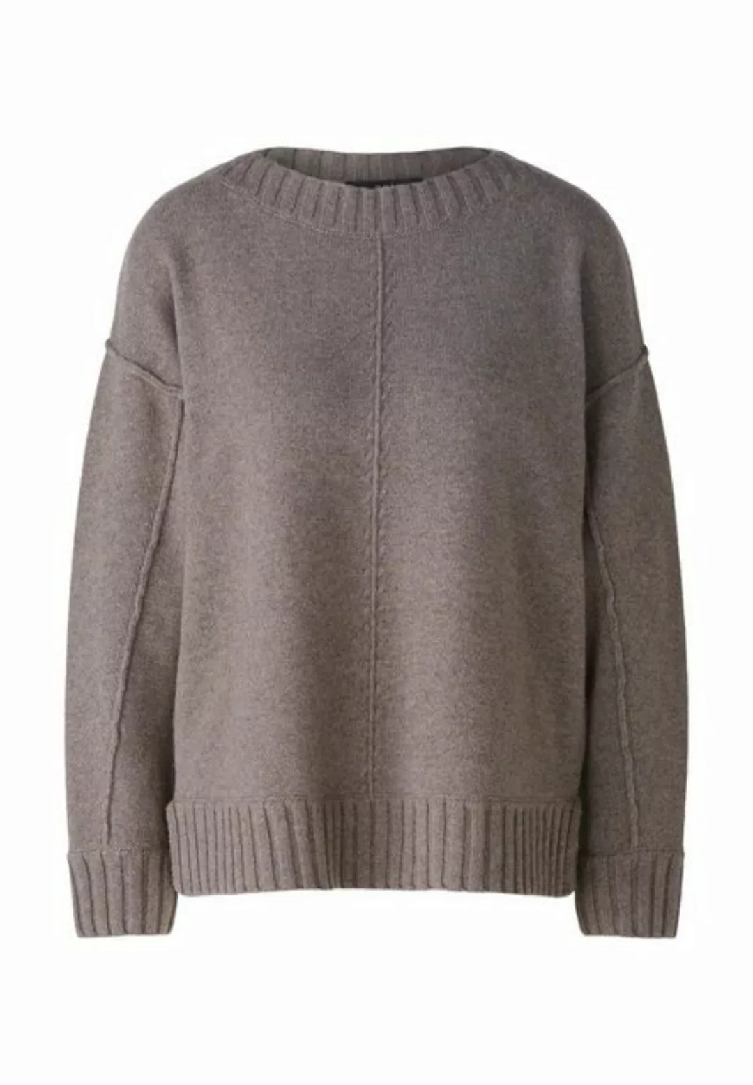 Oui Strickpullover Oui Damen Strickpullover smoky taupe 36 (1-tlg) günstig online kaufen