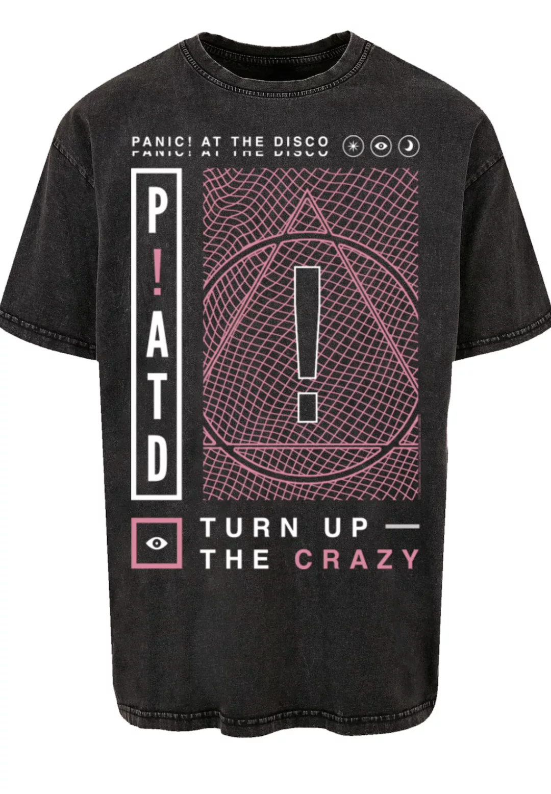 F4NT4STIC T-Shirt "Panic At The Disco Turn Up The Crazy", Premium Qualität günstig online kaufen