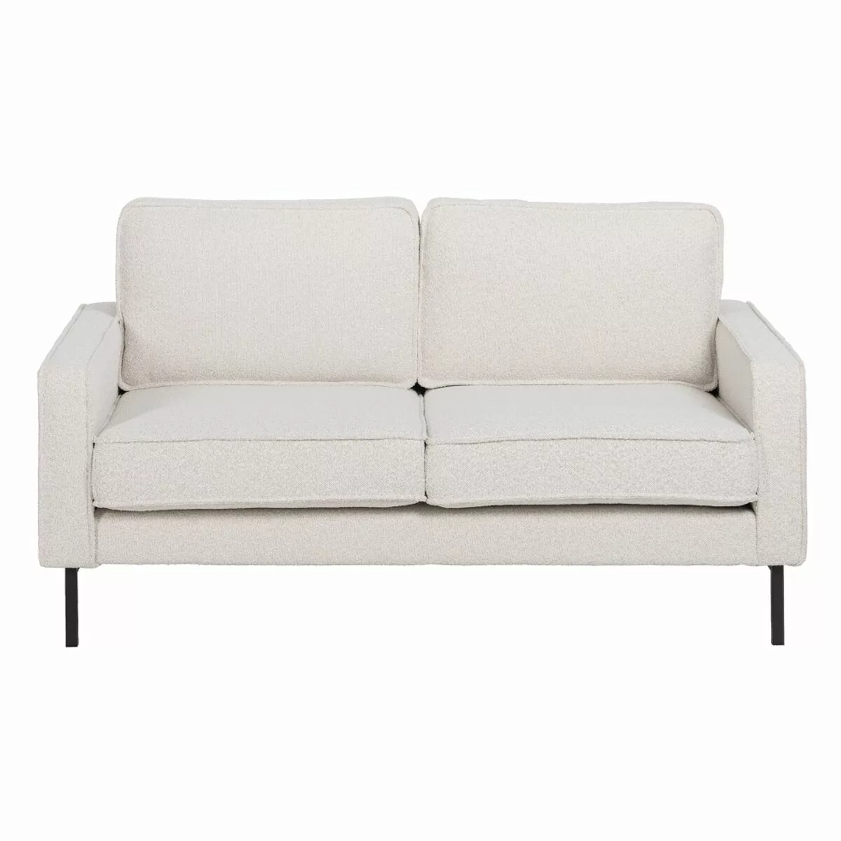 Sofa 163 X 87 X 90 Cm Synthetische Stoffe Beige Metall günstig online kaufen