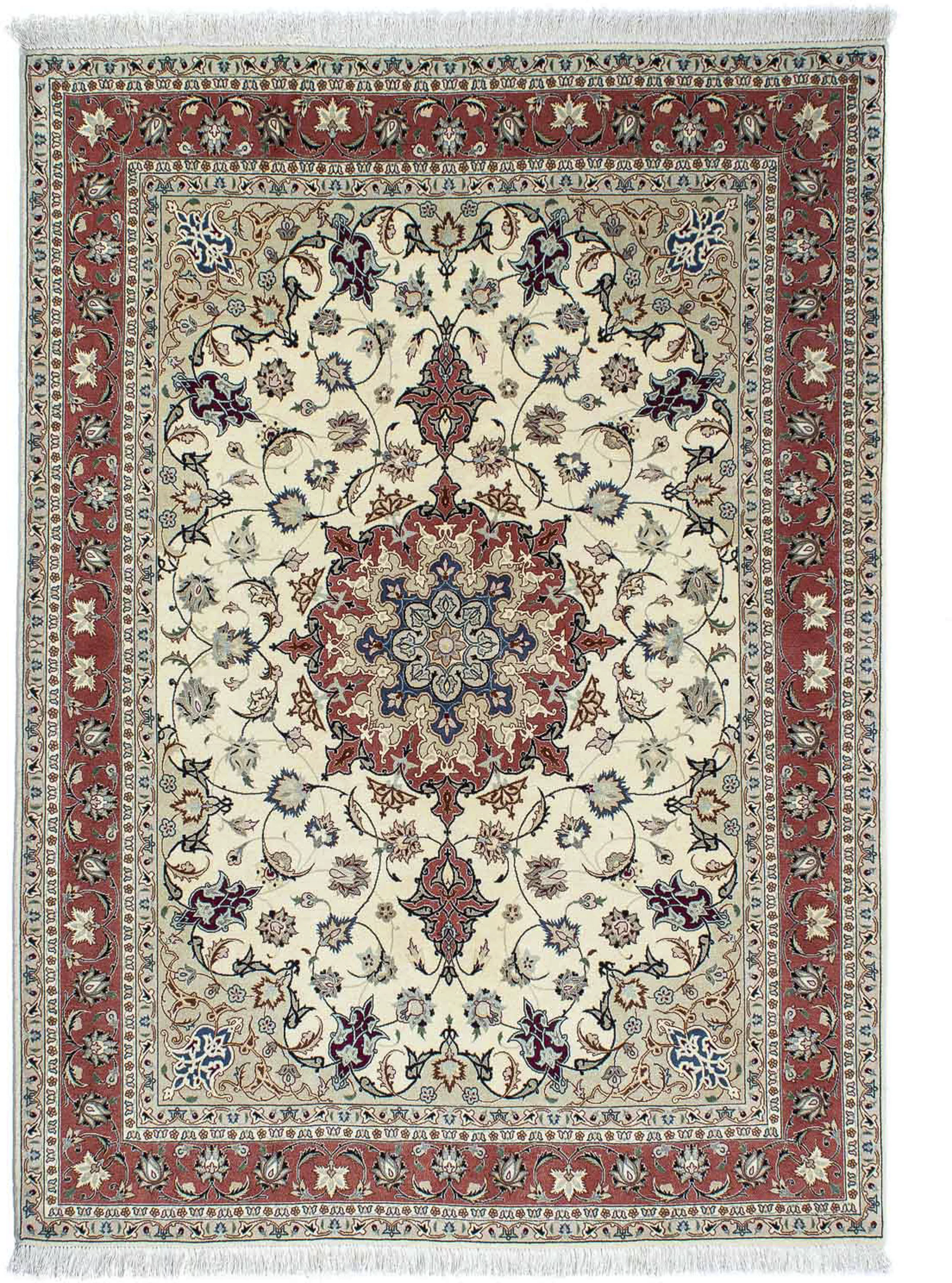 morgenland Orientteppich »Perser - Täbriz - Royal - 201 x 156 cm - beige«, günstig online kaufen