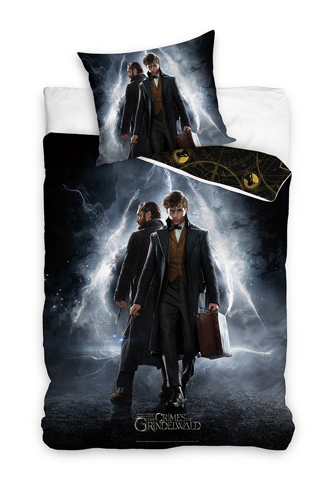MTOnlinehandel Bettwäsche Phantastische Tierwesen 135x200 + günstig online kaufen