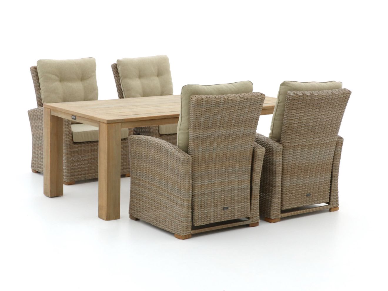 Intenso Mazzano/ROUGH-X 200 cm Lounge Gartenmöbel-Set 5-teilig verstellbar günstig online kaufen