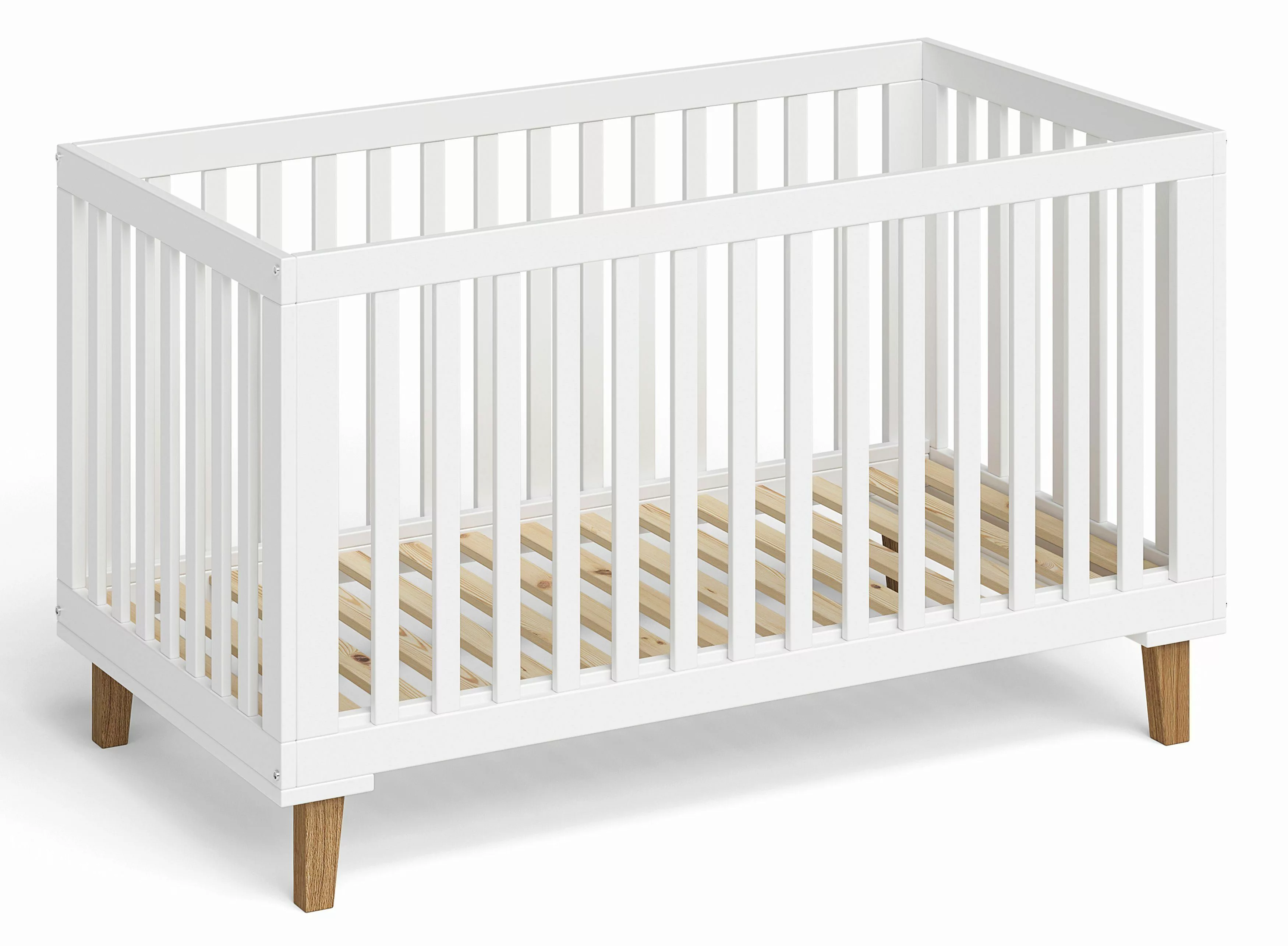 Bellabino Babybett Liri, Gitterbett 3-fach höhenverstellbar, günstig online kaufen
