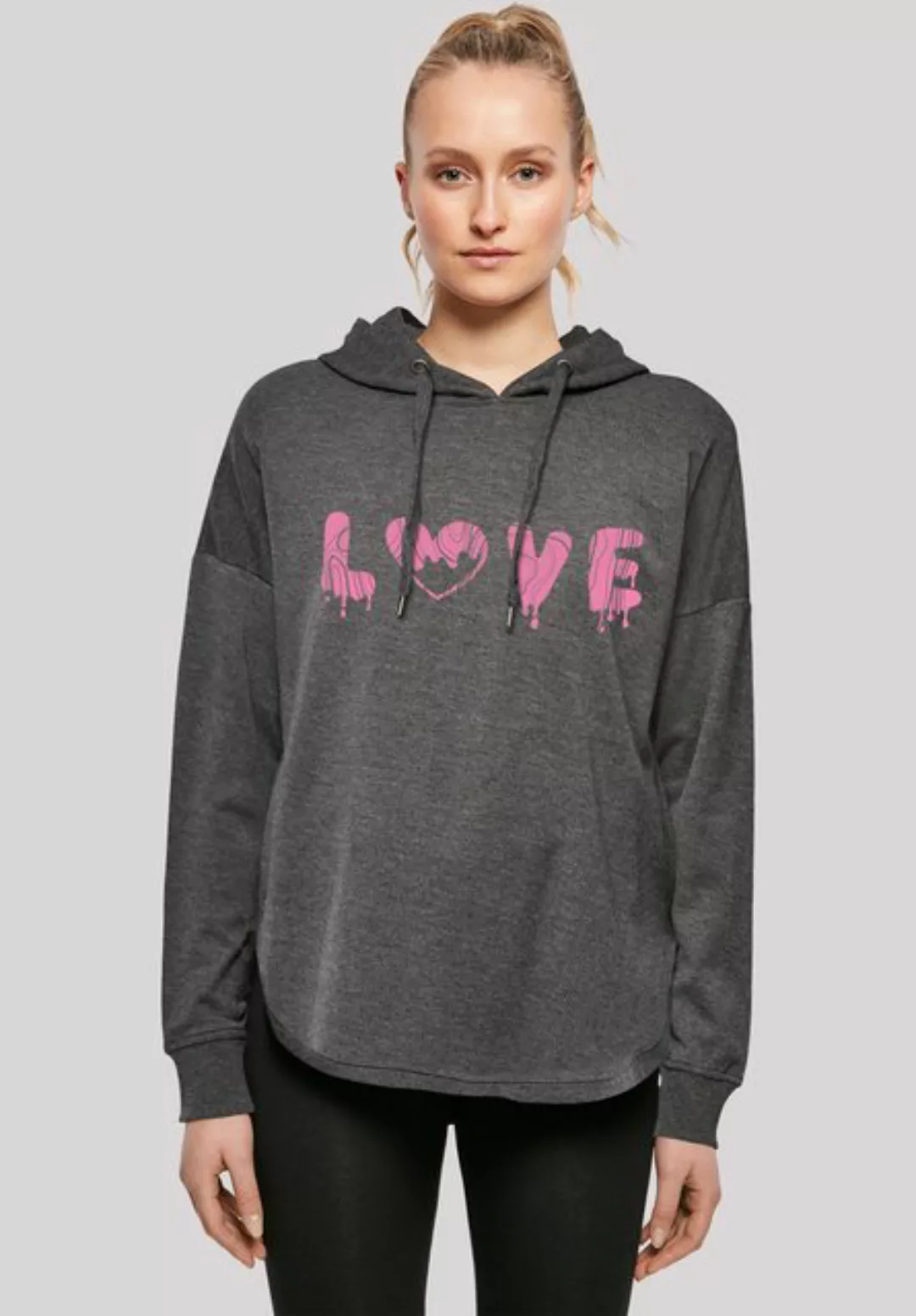 F4NT4STIC Kapuzenpullover "Valentinstag Love Pink", Print günstig online kaufen