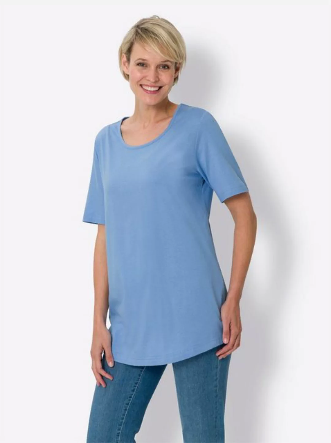 Sieh an! T-Shirt Longshirt (2-tlg) günstig online kaufen