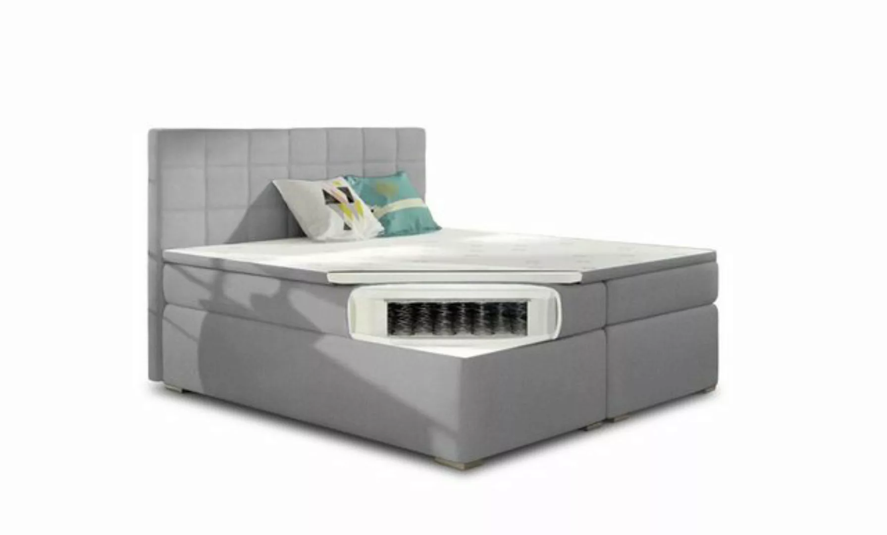 Stylefy Boxspringbett Neptune (Schlafzimmerbett, Bett), 140/160/180 x 200 c günstig online kaufen