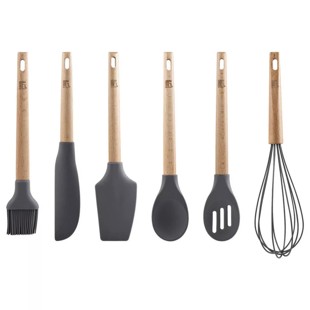 BERGNER Küchenhelferset Baking lovers schwarz Silikon günstig online kaufen