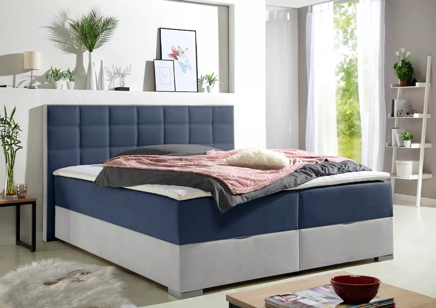 Maintal Boxspringbett, mit Bettkasten und Topper günstig online kaufen