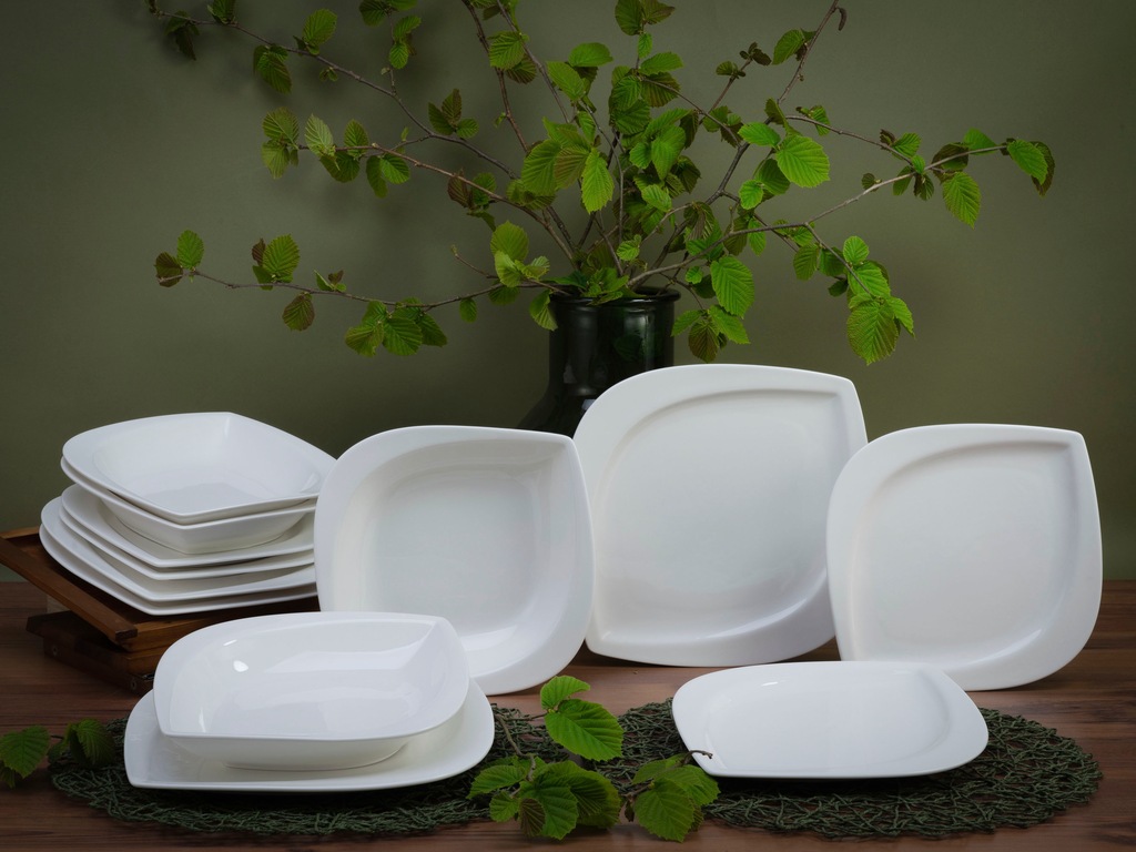 CreaTable Tafelservice »Melbourne«, (Set, 12 tlg.), extravagante Form günstig online kaufen