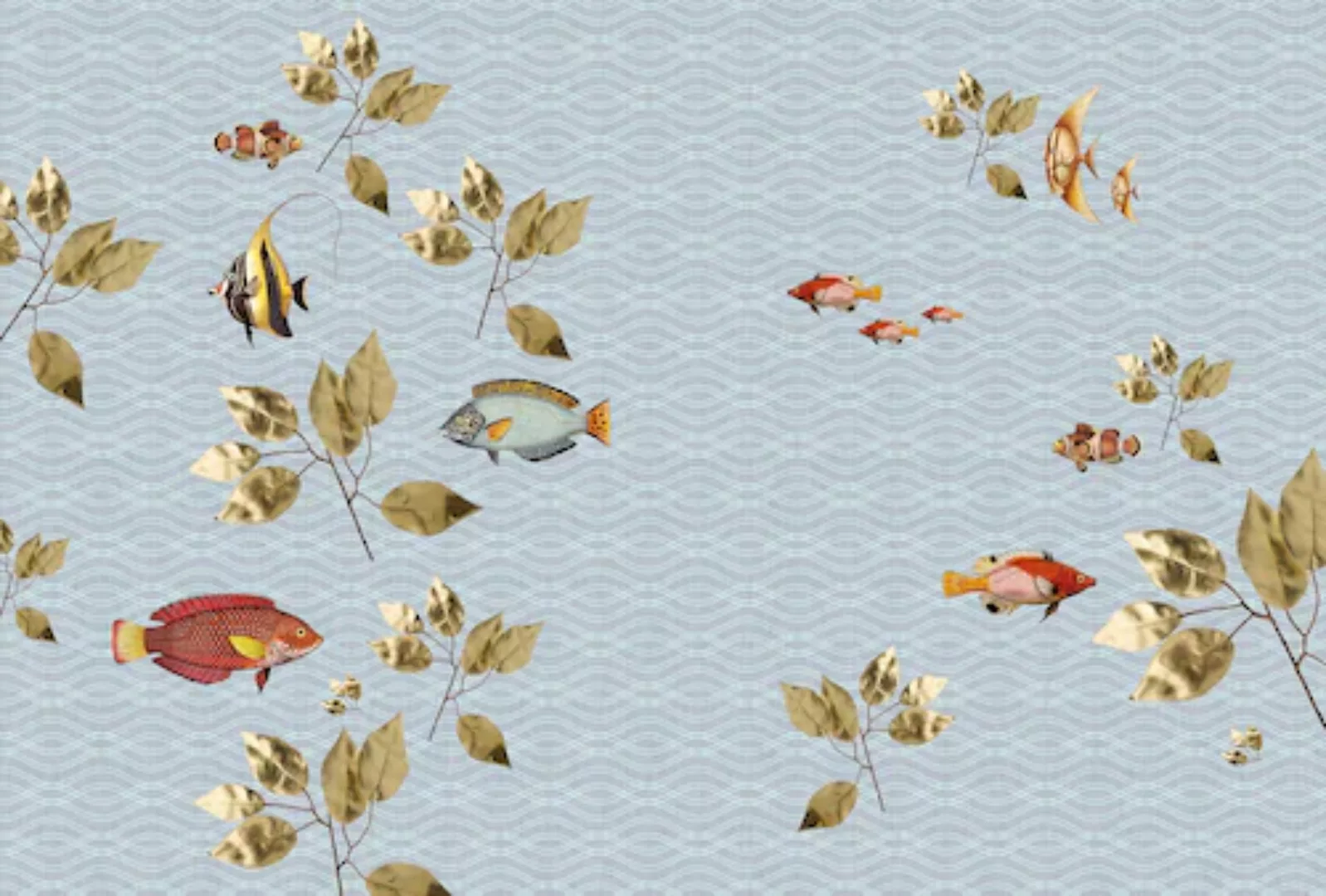 Fototapete "brillant fish1" 4,00x2,70 m / Glattvlies Brillant günstig online kaufen