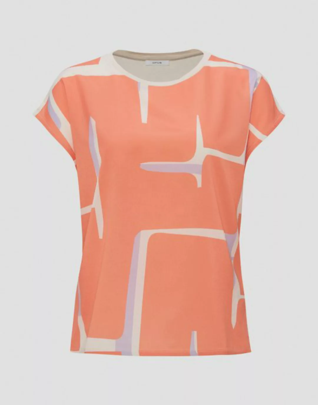 OPUS Print-Shirt Sisbo print peachy coral günstig online kaufen