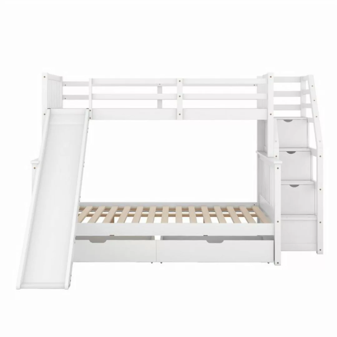 autolock Etagenbett Etagenbett 90x200cm, Kinderbett mit Rutsche günstig online kaufen