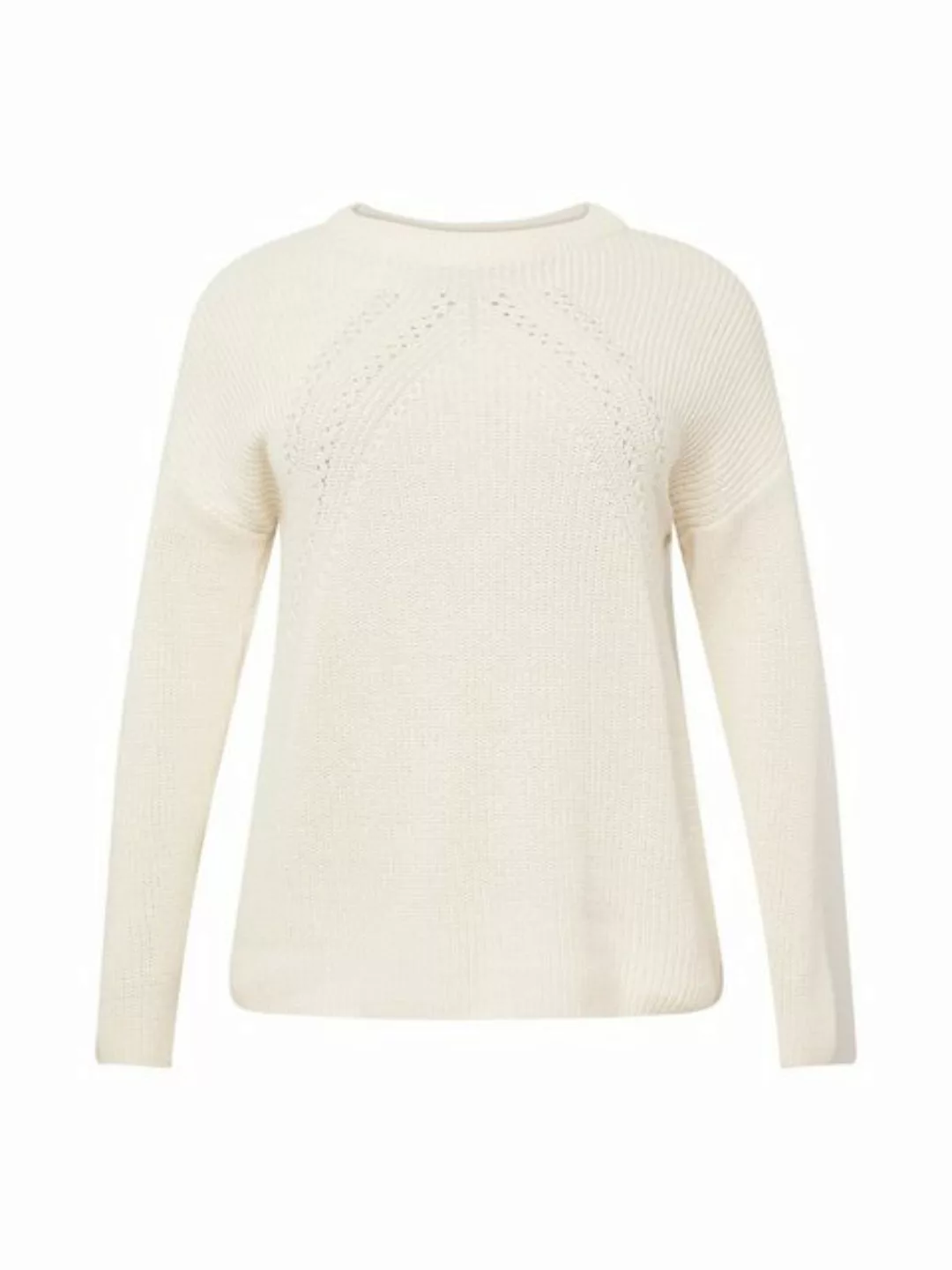 ONLY CARMAKOMA Strickpullover BELLA (1-tlg) Lochmuster günstig online kaufen