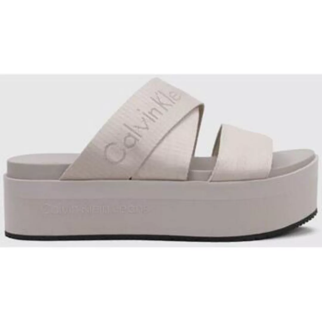 Calvin Klein Jeans  Sandalen FLATFORM SANDAL WEBBING IN MR günstig online kaufen