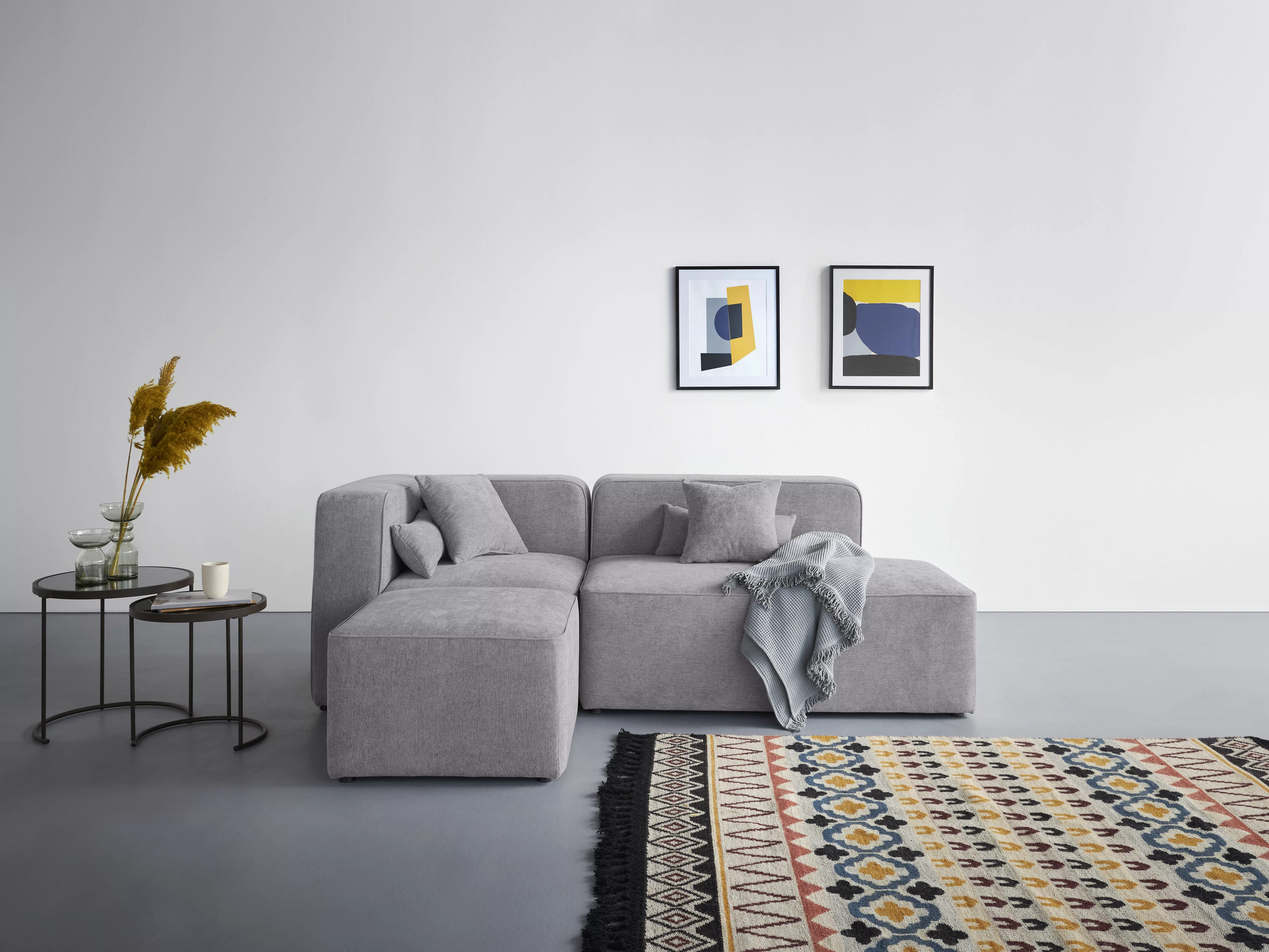 andas Ecksofa "Sundstrup L-Form", Modulserie, individuelle Zusammenstellung günstig online kaufen