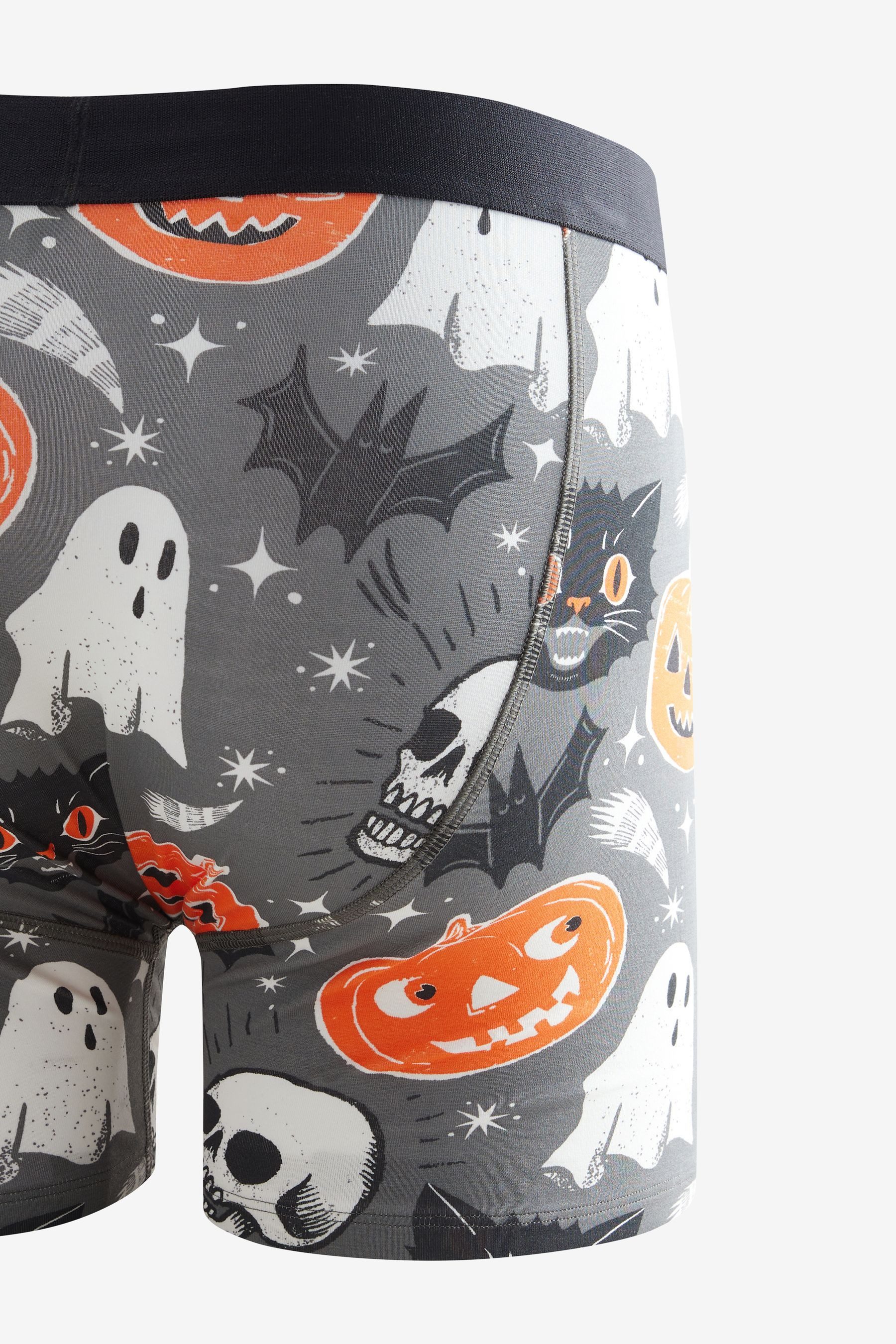 Next Boxershorts Single Unterhose mit Halloween-Muster günstig online kaufen