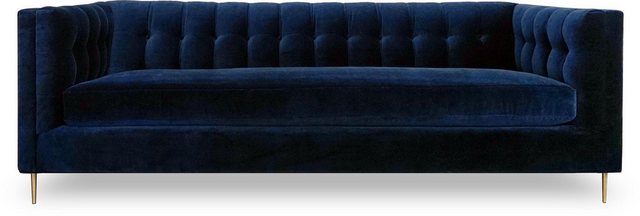 Xlmoebel Sofa Neues Wohnzimmer-Sofa Chesterfield mit Stoffbezug für 3 Perso günstig online kaufen