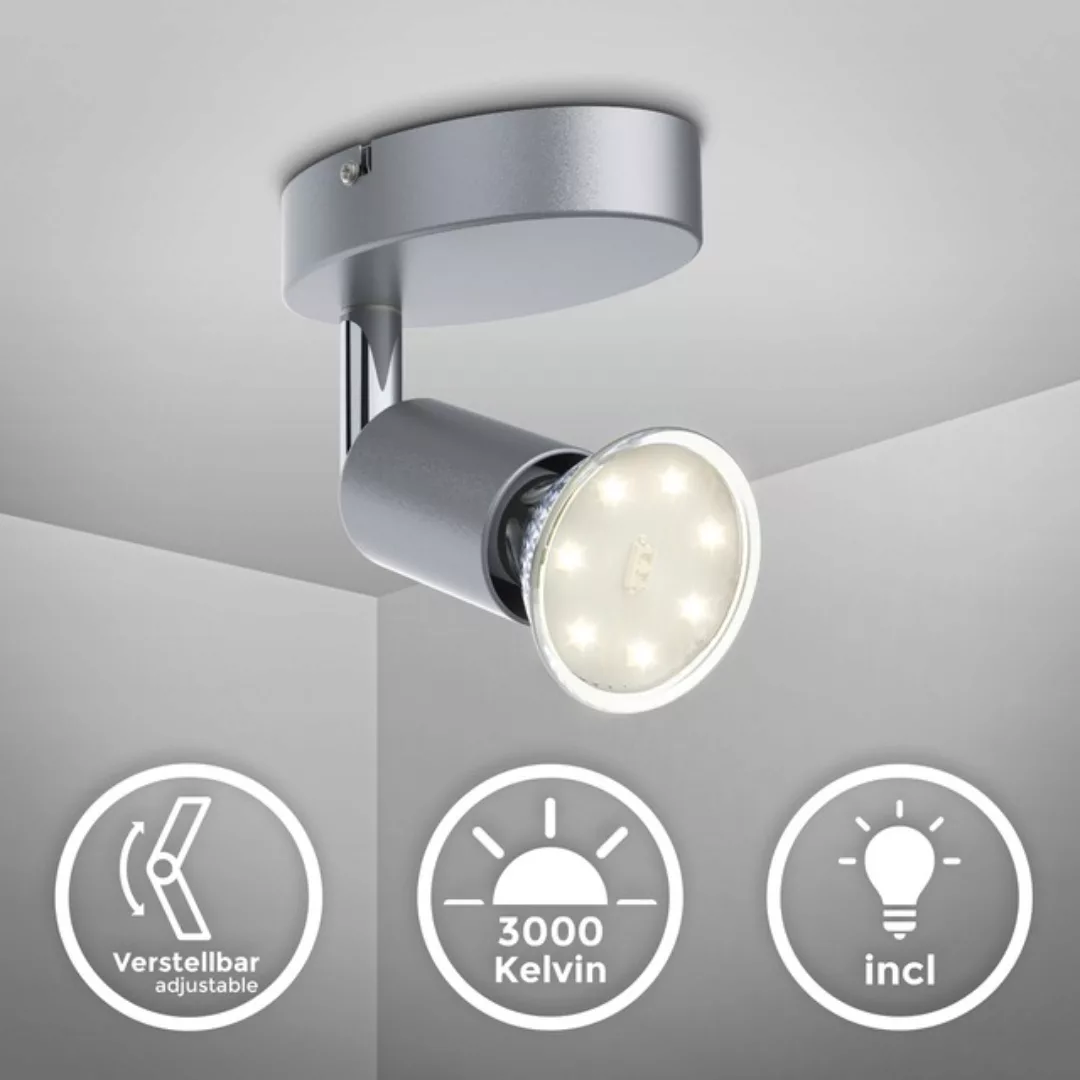 B.K.Licht LED Deckenspot, inkl. 1 x LED Leuchtmittel GU10, 3 Watt, 250lm, 3 günstig online kaufen