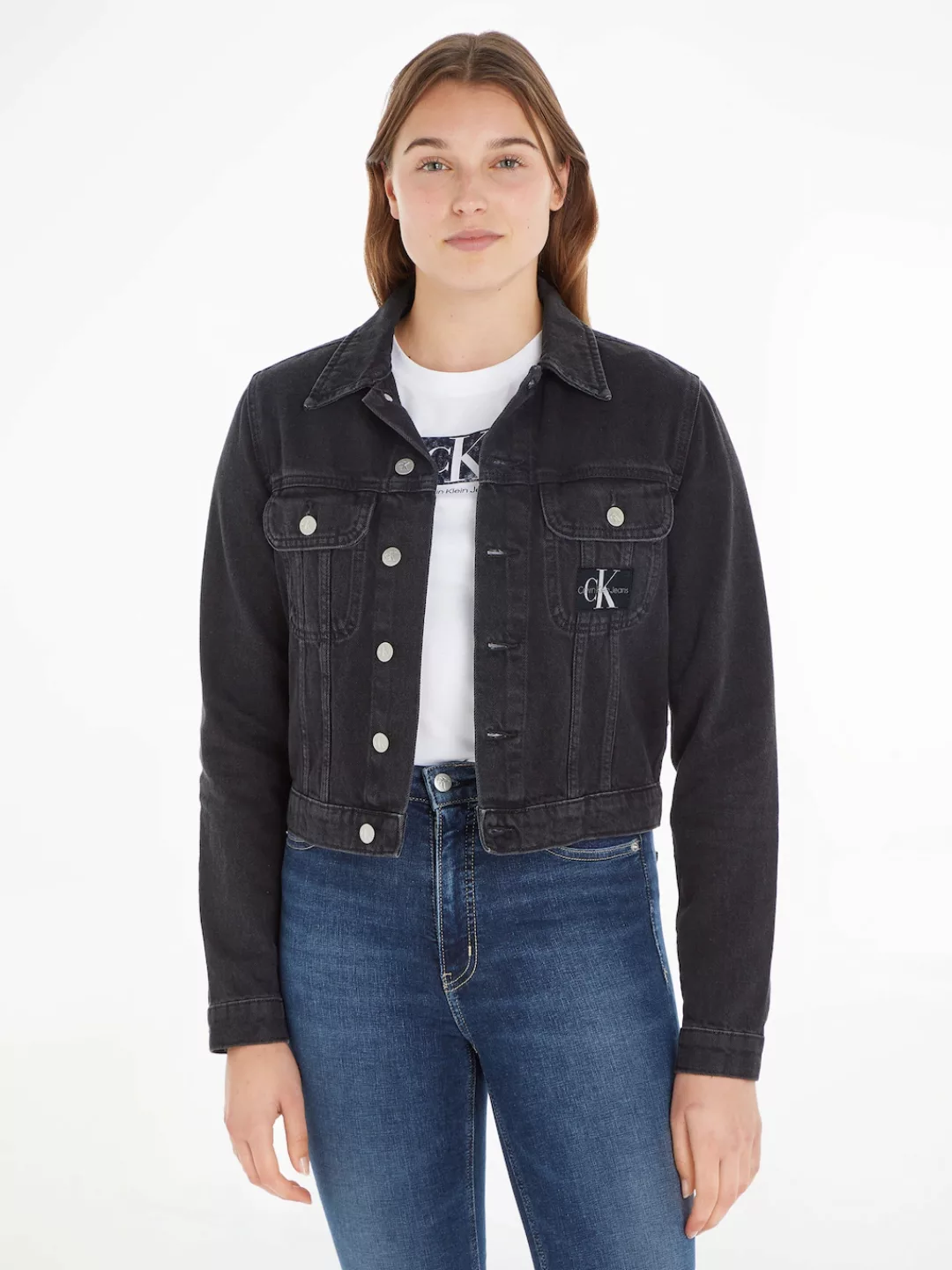 Calvin Klein Jeans Jeansjacke "CROPPED 90S JACKET" günstig online kaufen