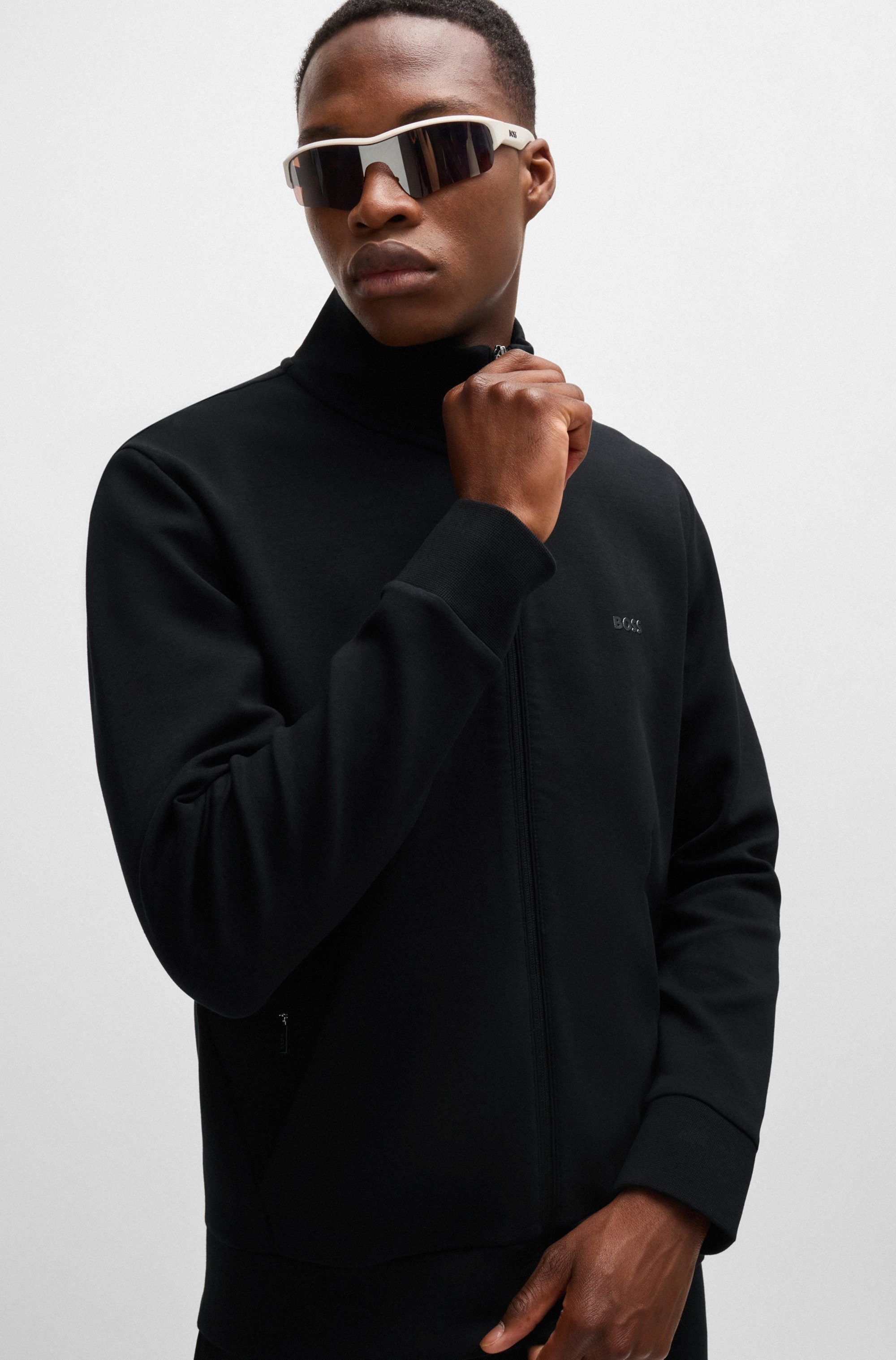 BOSS GREEN Sweatjacke Skaz mit Druck günstig online kaufen