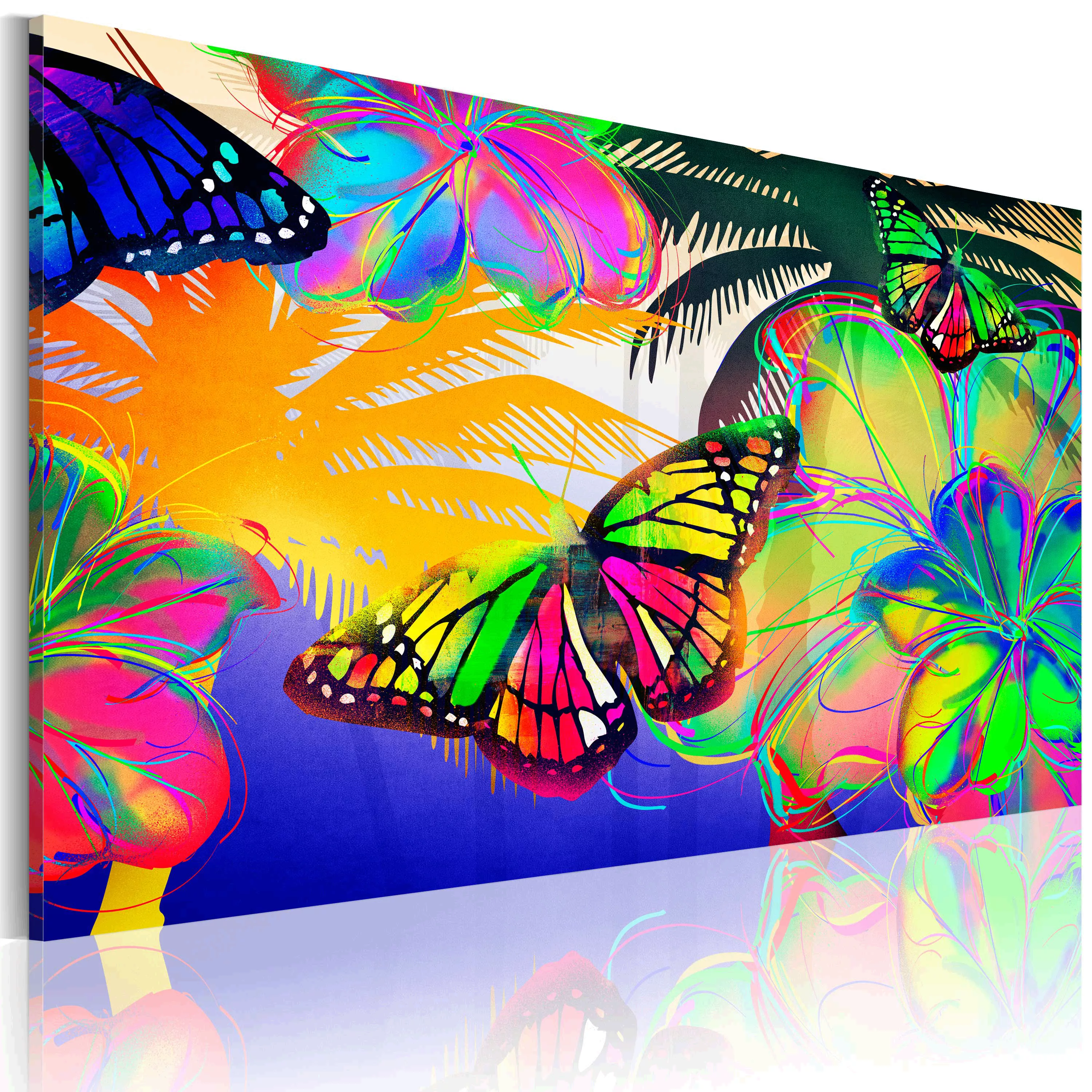 Wandbild - Exotische Schmetterlinge günstig online kaufen