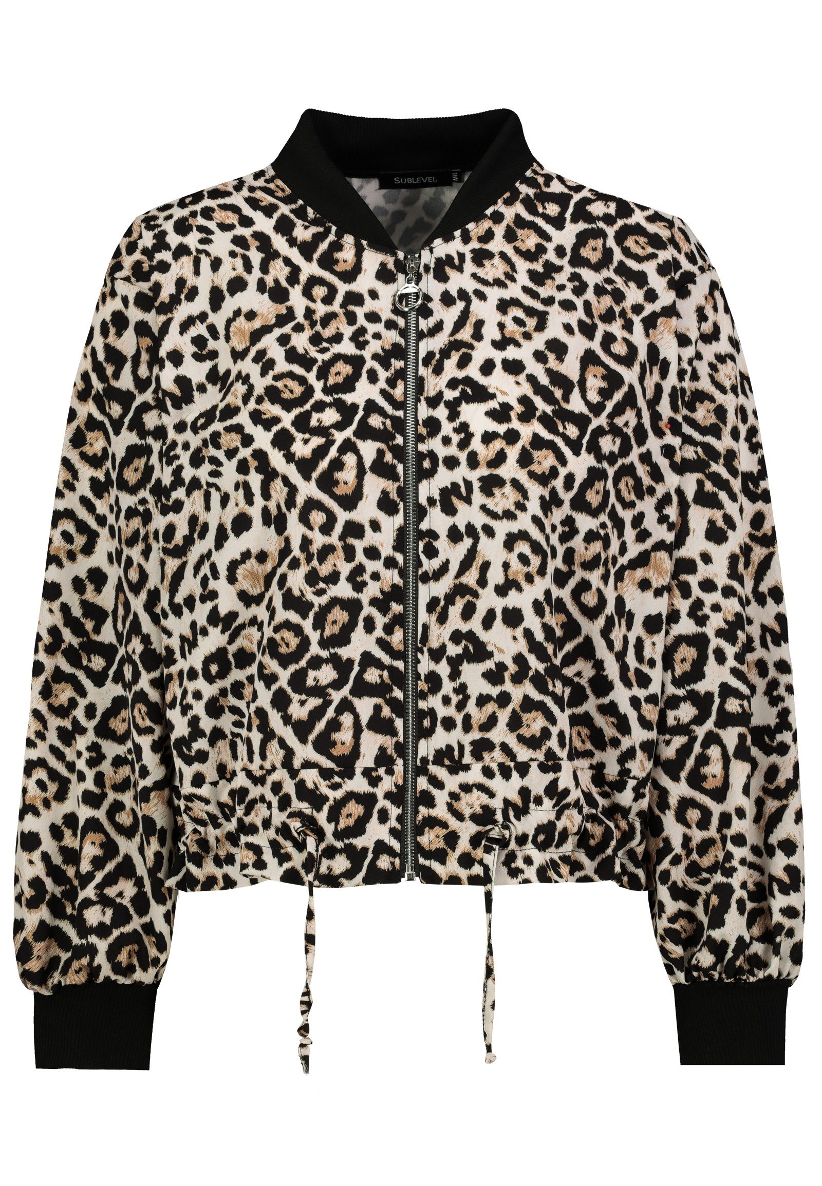 SUBLEVEL Blouson Modisches Muster mit Reißverschluss günstig online kaufen