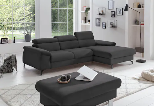 COTTA Polstergarnitur »Komaris L-Form«, (Set), Set bestehend aus: Ecksofa m günstig online kaufen