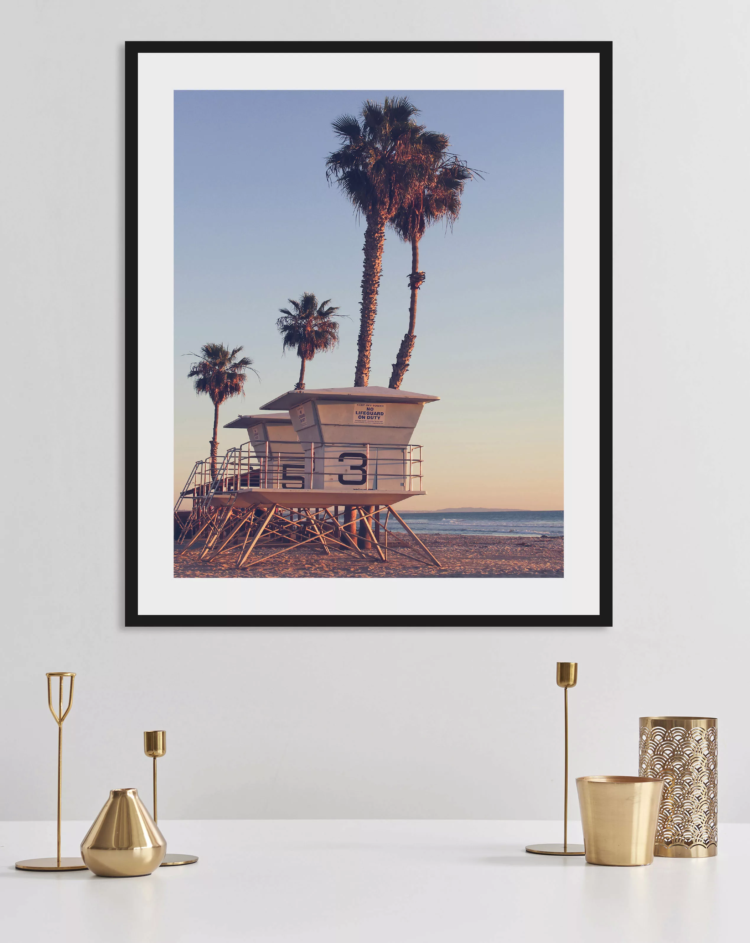 queence Bild »Denise«, Strand-Meer-Meer Bilder-Foto-Palmen-Himmel, (1 St.), günstig online kaufen