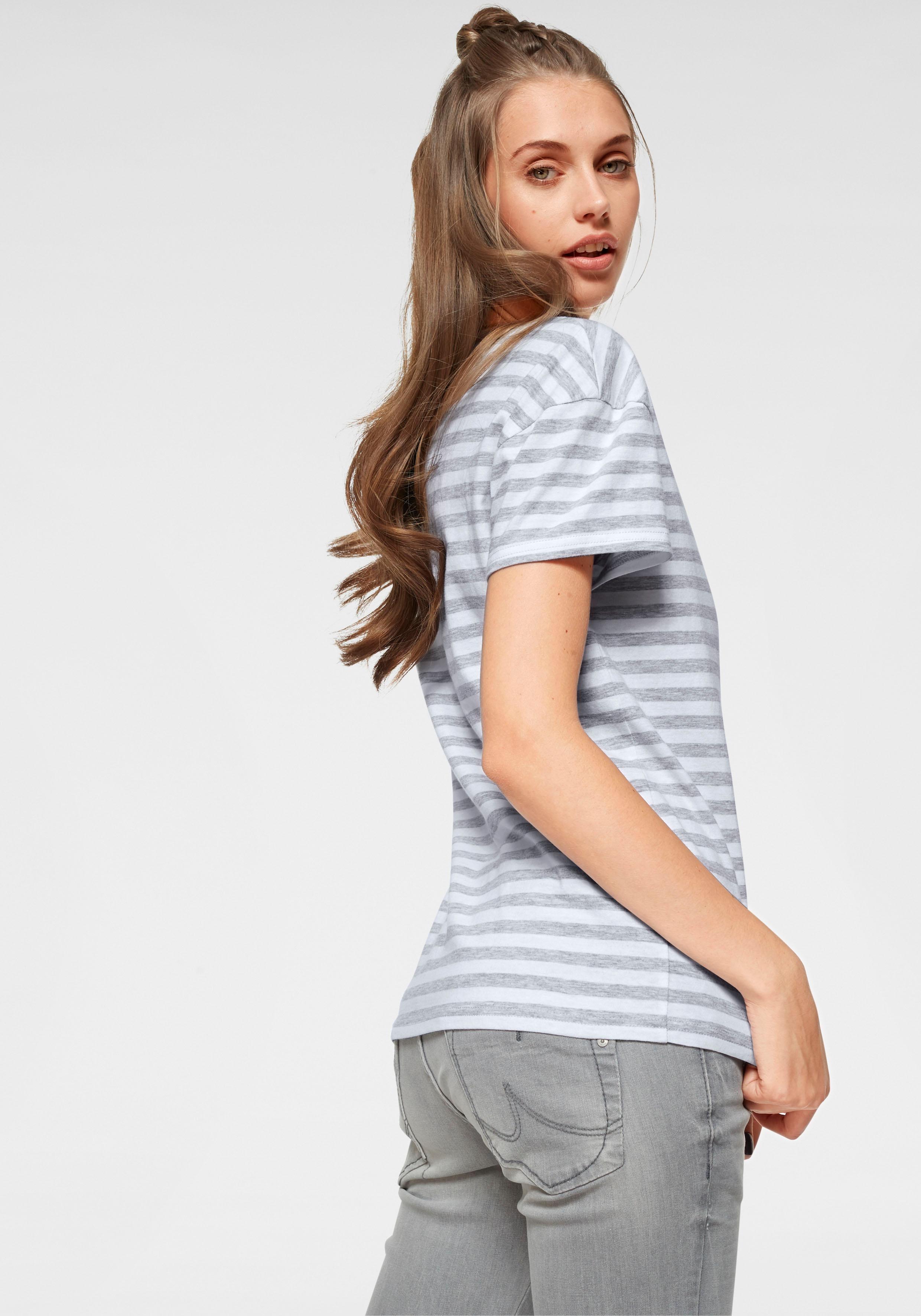 AJC T-Shirt im lässigen Streifen-Design günstig online kaufen