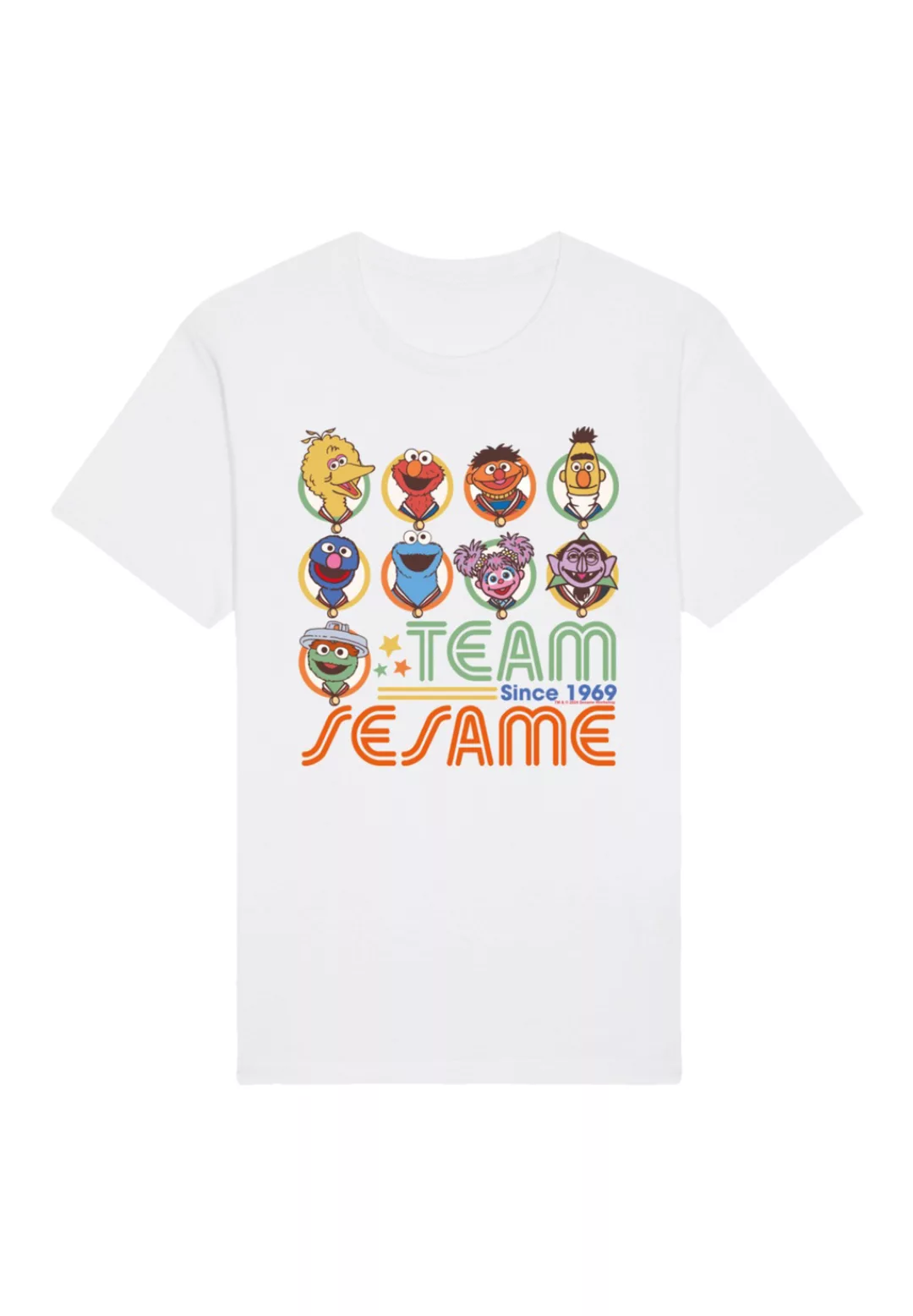 F4NT4STIC T-Shirt "Sesamstraße Team Since 1969", Premium Qualität günstig online kaufen