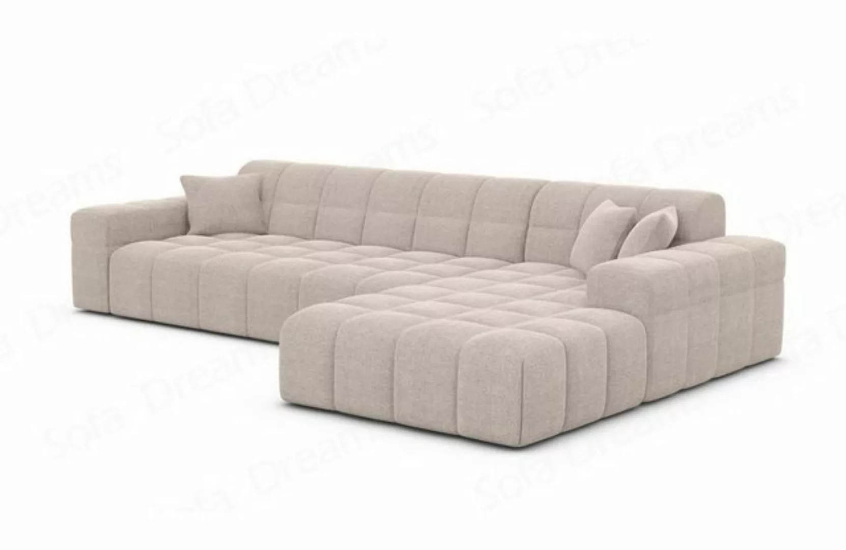 Sofa Dreams Ecksofa Stoffsofa Ibiza L Form kurz Stoff Modern Eckcouch Sofa günstig online kaufen