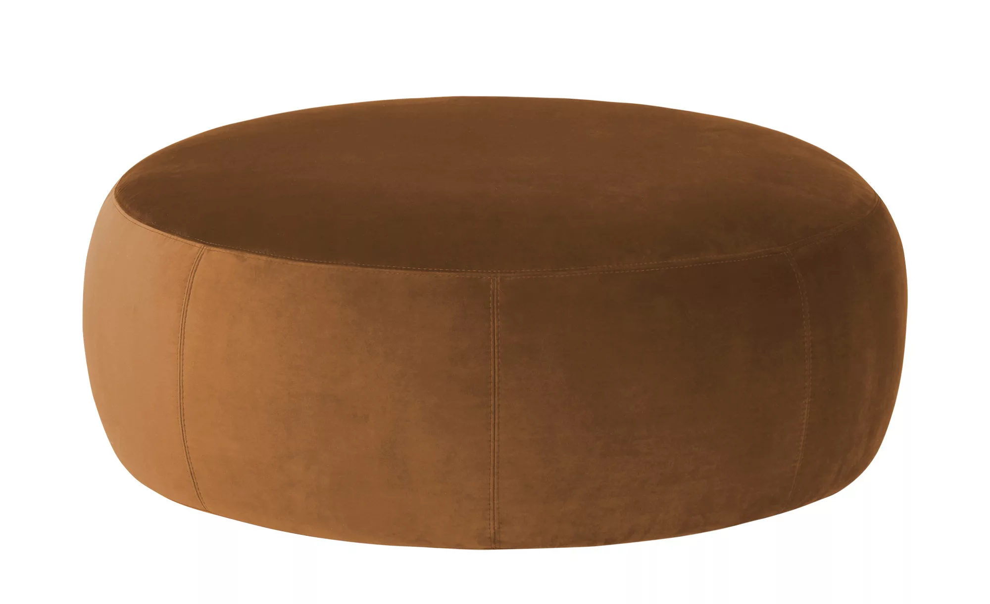 pop Samt Hocker  Amadi - braun - 40 cm - Polstermöbel > Hocker - Möbel Kraf günstig online kaufen