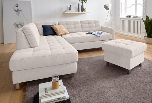 sit&more Ecksofa "Picasso L-Form", wahlweise mit Bettfunktion und Bettkaste günstig online kaufen