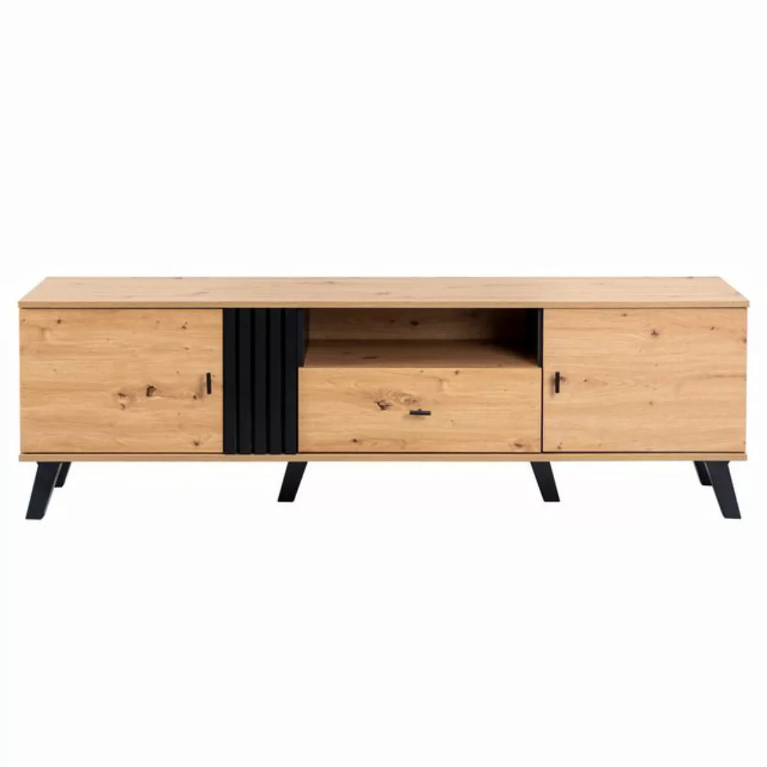 OKWISH TV-Schrank Fernsehschrank Lowboard TV-Möbel 170 x 40 x 50cm mit Schu günstig online kaufen