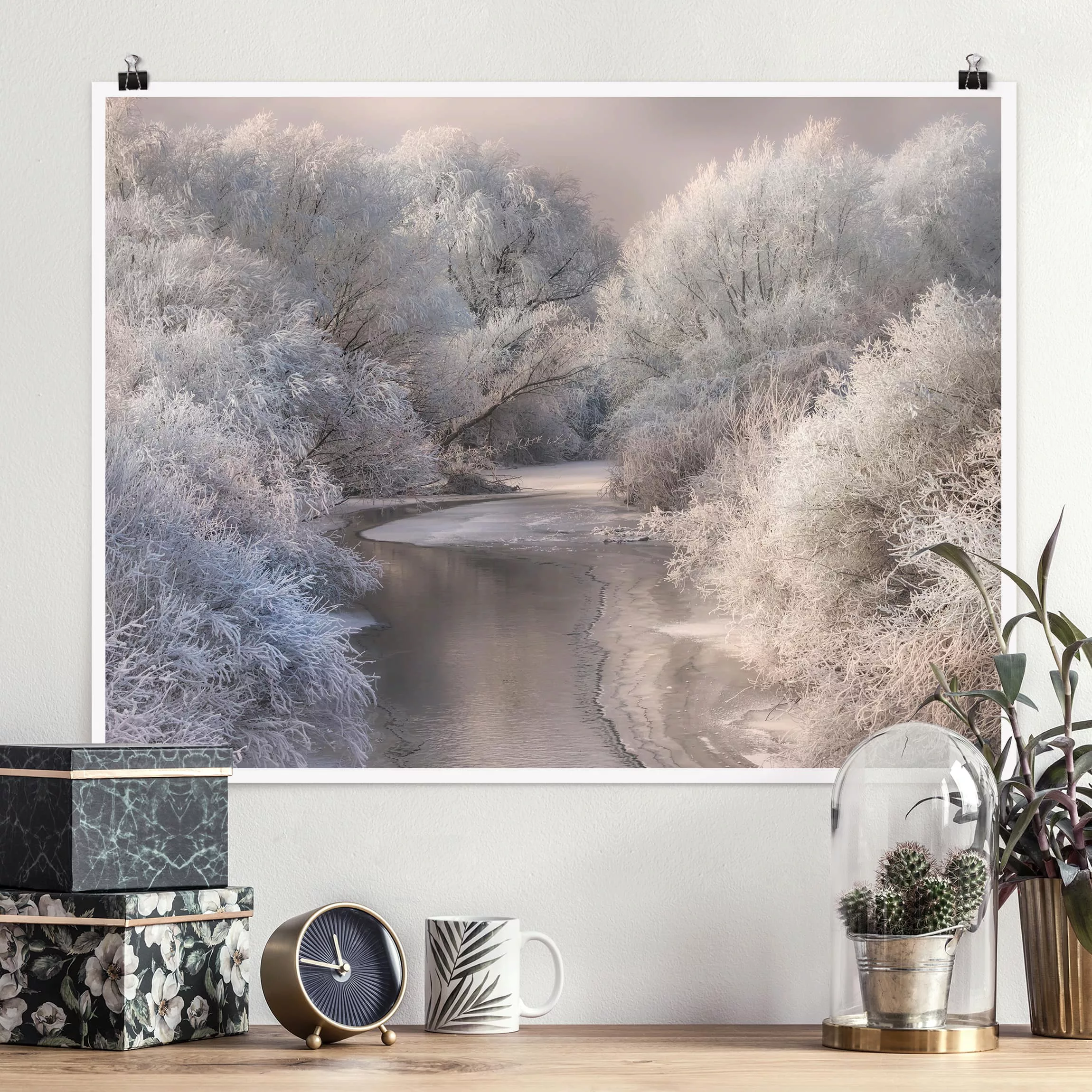 Poster Natur & Landschaft - Querformat Winter Song günstig online kaufen