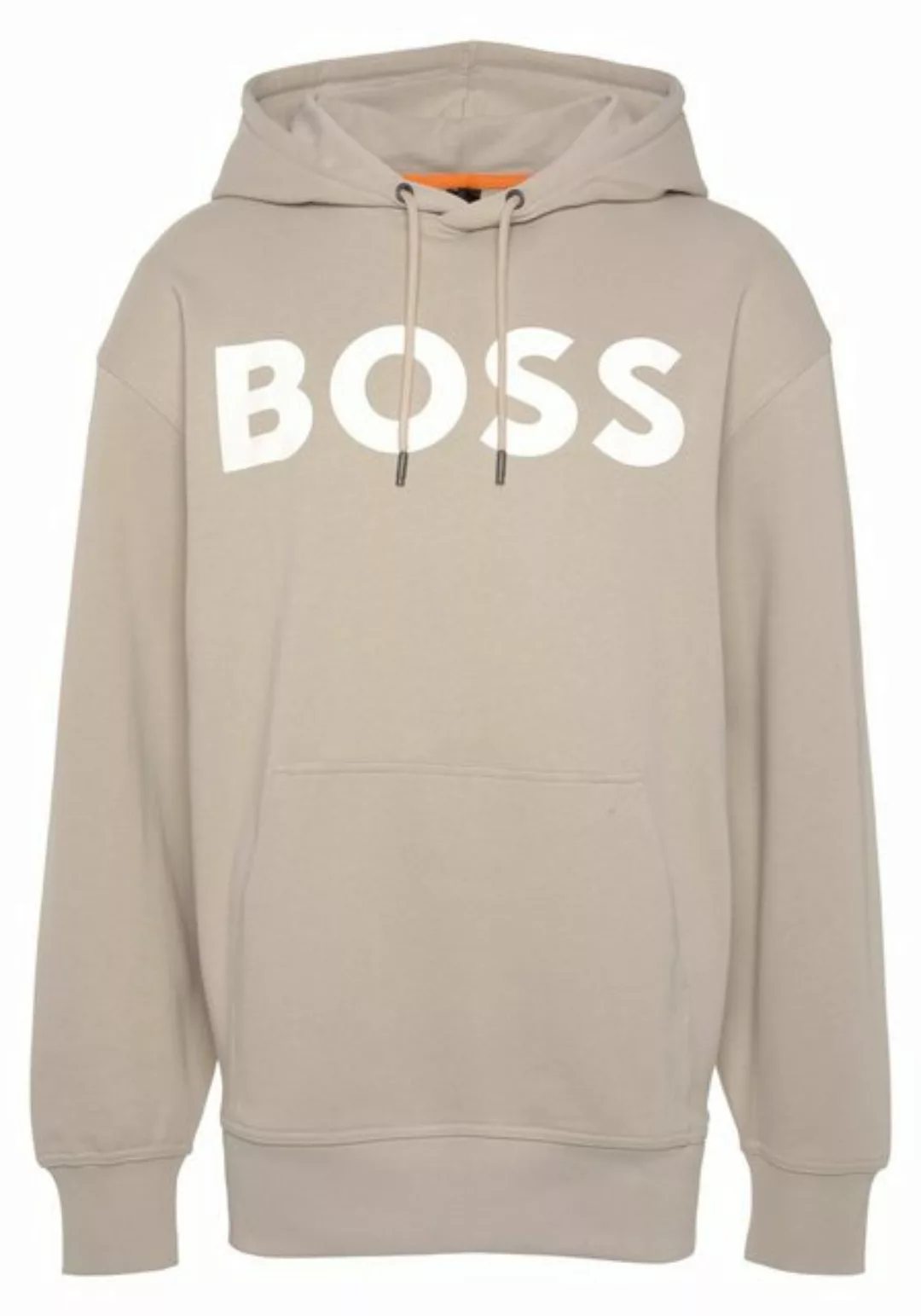 BOSS ORANGE Sweatshirt WebasicHood mit weißem Logodruck günstig online kaufen