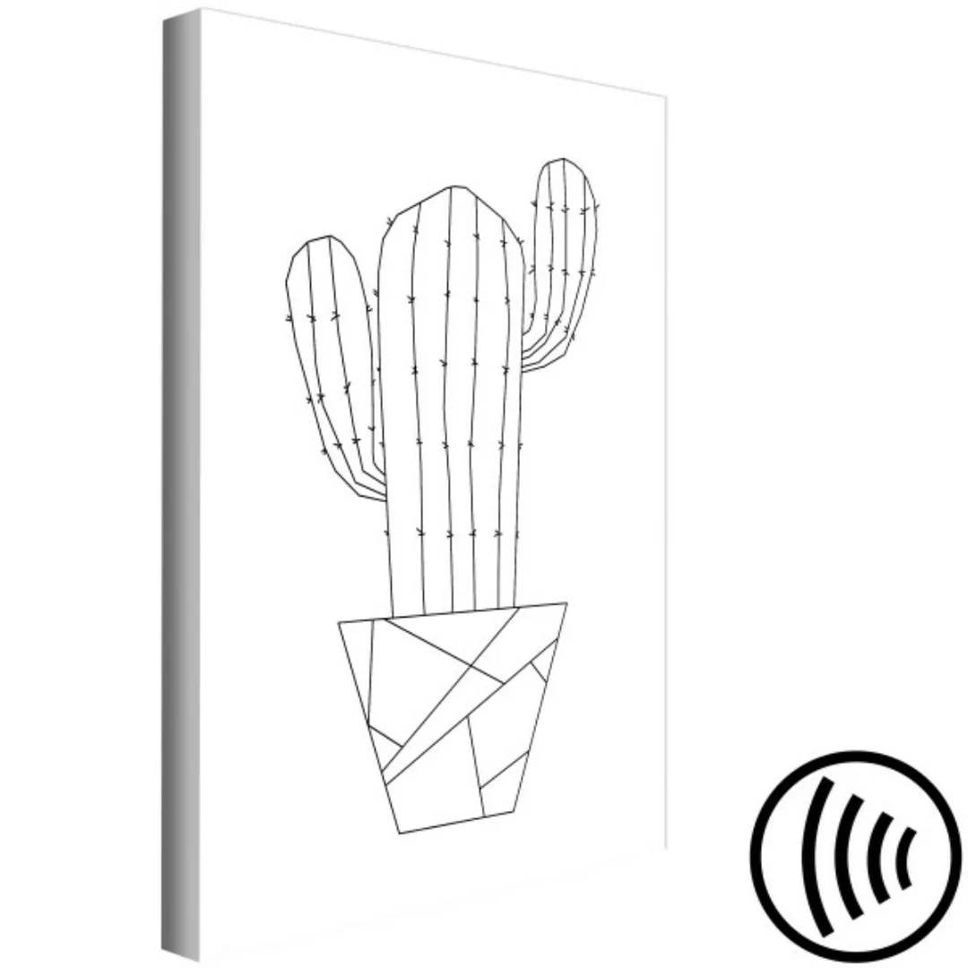 Leinwandbild Wild Cactus (1 Part) Vertical XXL günstig online kaufen