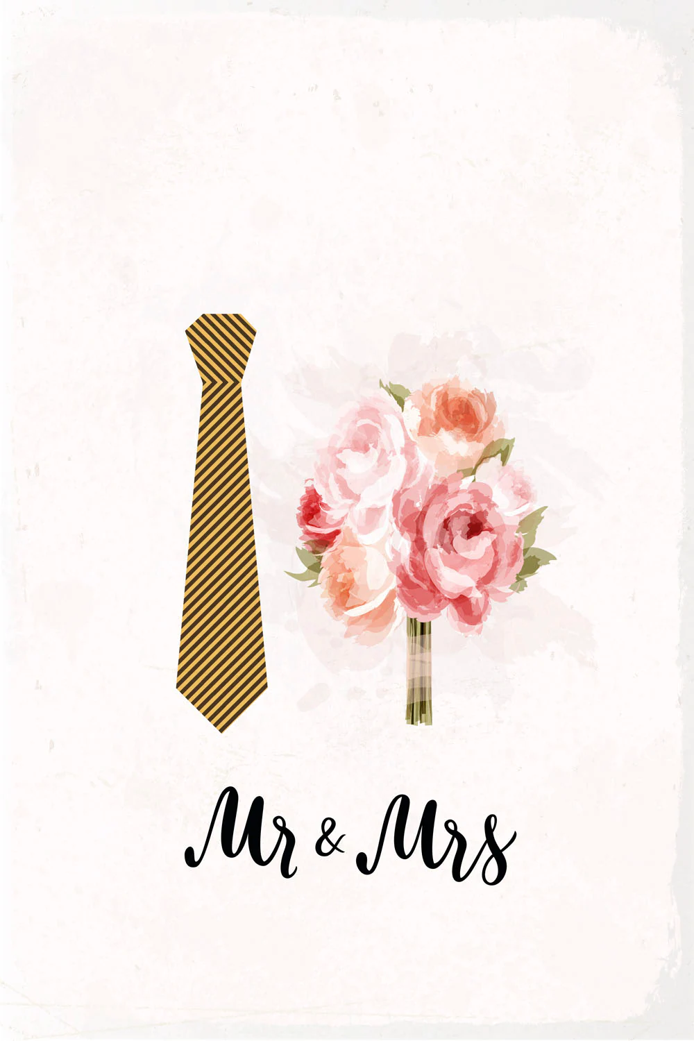 queence Metallbild "MR & MRS", Sprüche, (1 St.) günstig online kaufen