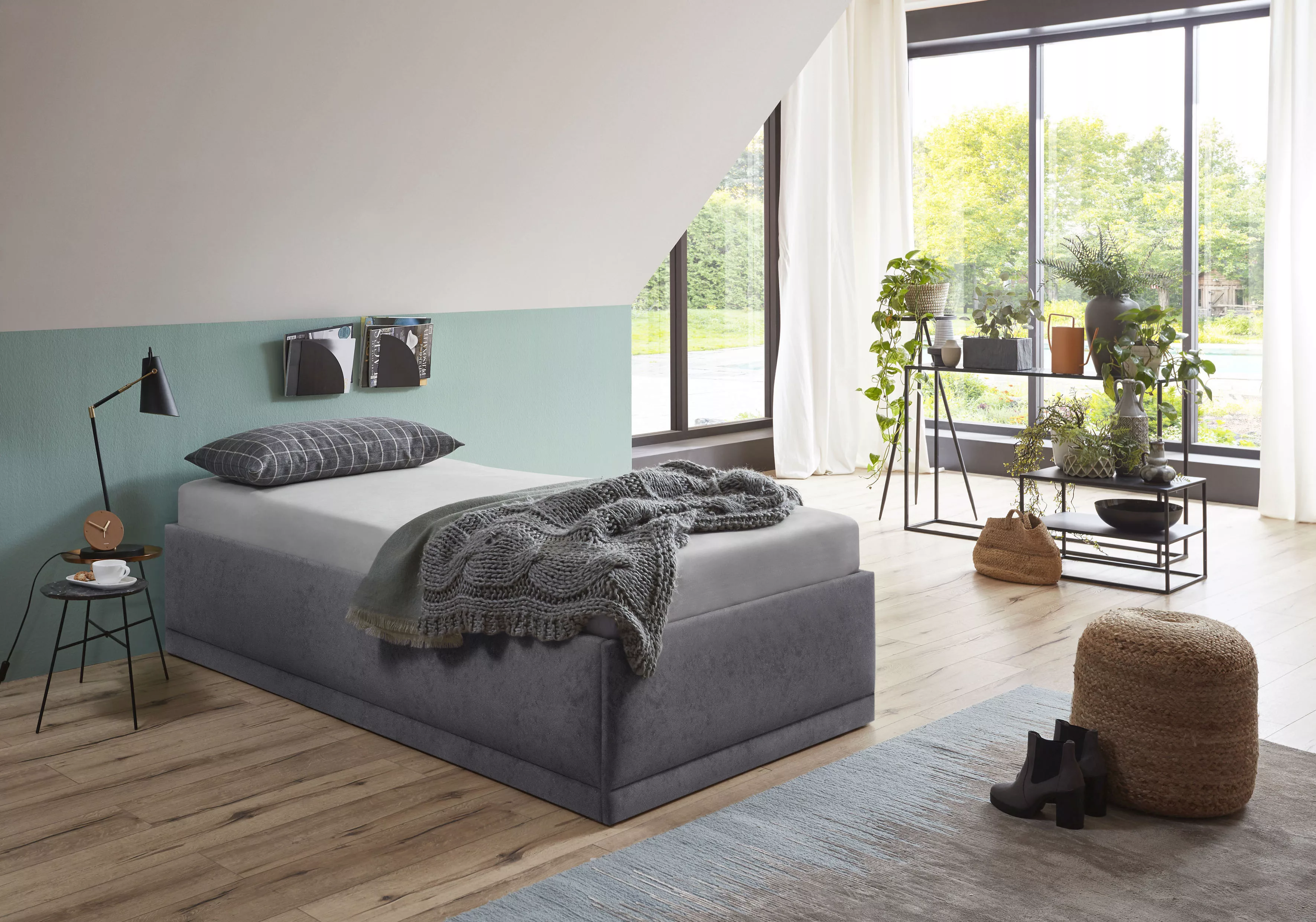 Westfalia Schlafkomfort Polsterbett "Texel", Standardhöhe mit Zierkissen, B günstig online kaufen