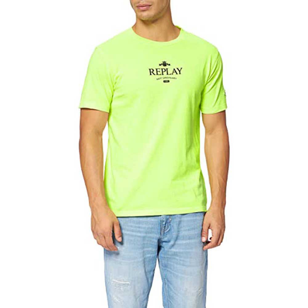 Replay M3491.000.22662g T-shirt M Yellow Fluo günstig online kaufen