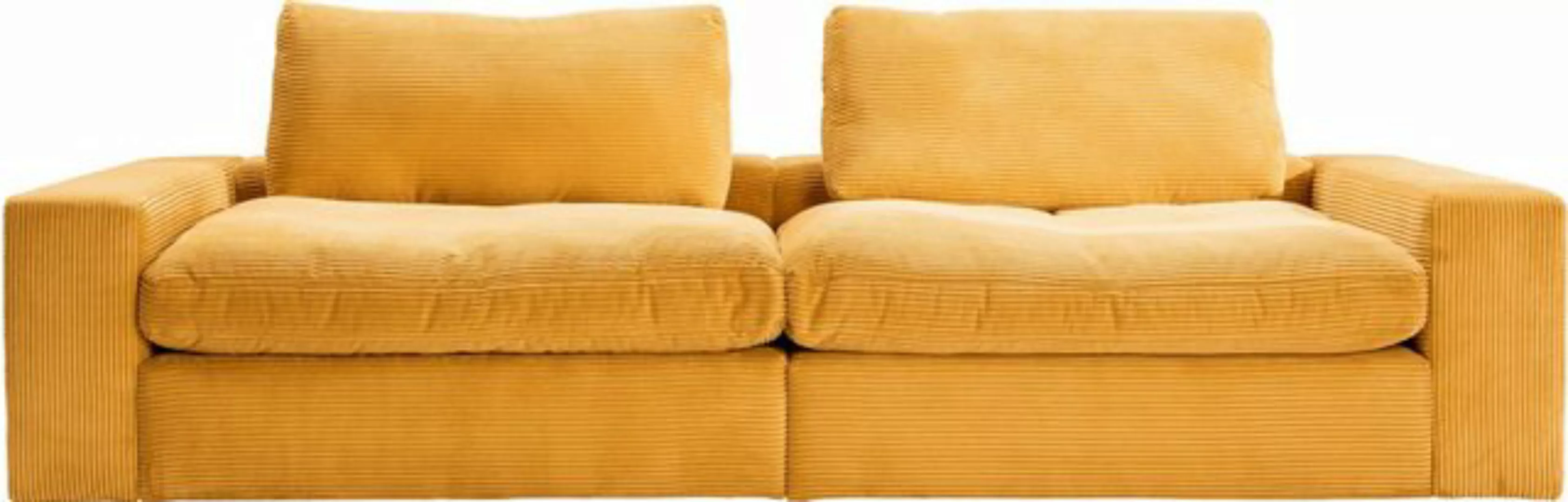 alina Big-Sofa Sandy, in Cord, mit losen Sitz und Rückenkissen günstig online kaufen