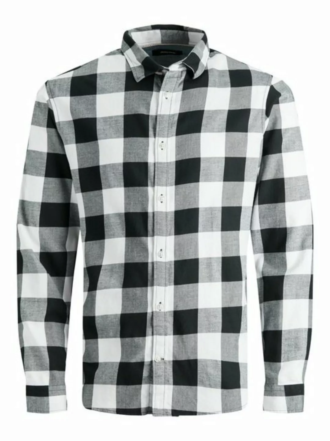 Jack & Jones Herren Freizeit Hemd JJEGINGHAM TWILL - Slim Fit günstig online kaufen