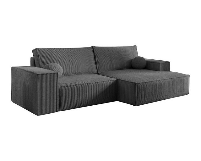 Deine Möbel 24 Wohnlandschaft NEPTUN 255 cm breit Ecksofa Sofa Wohnzimmer L günstig online kaufen