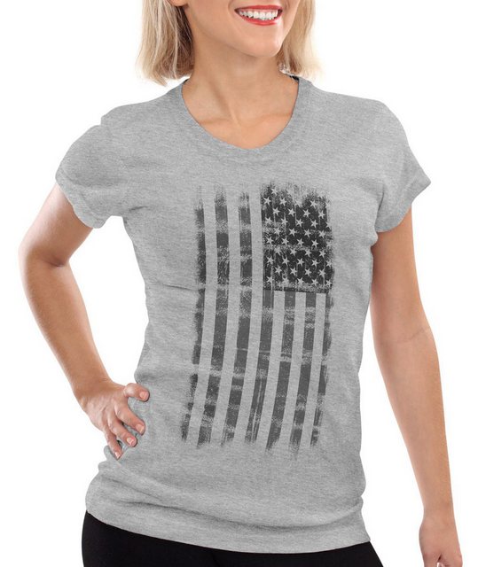 style3 T-Shirt USA Vintage Flagge stars stripes Amerika United States ameri günstig online kaufen