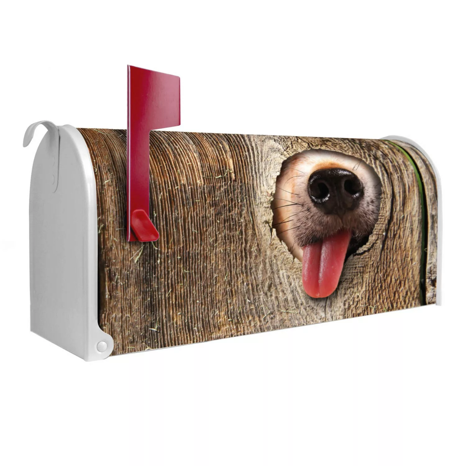 Banjado Amerikanischer Briefkasten Weiß 48x22x16cm US Mailbox Letterbox Pos günstig online kaufen