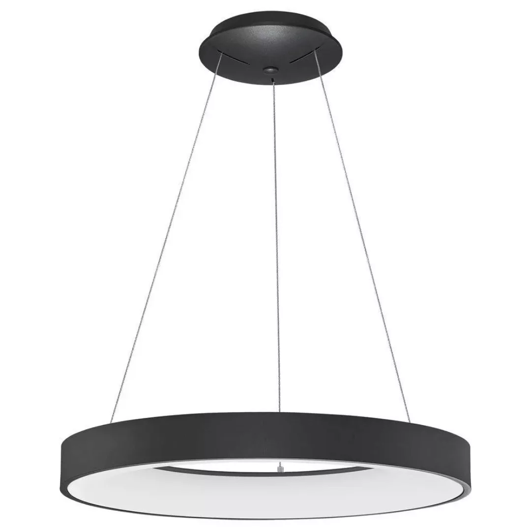 LED Pendelleuchte Rando Thin in Schwarz-satiniert 50W 3250lm günstig online kaufen