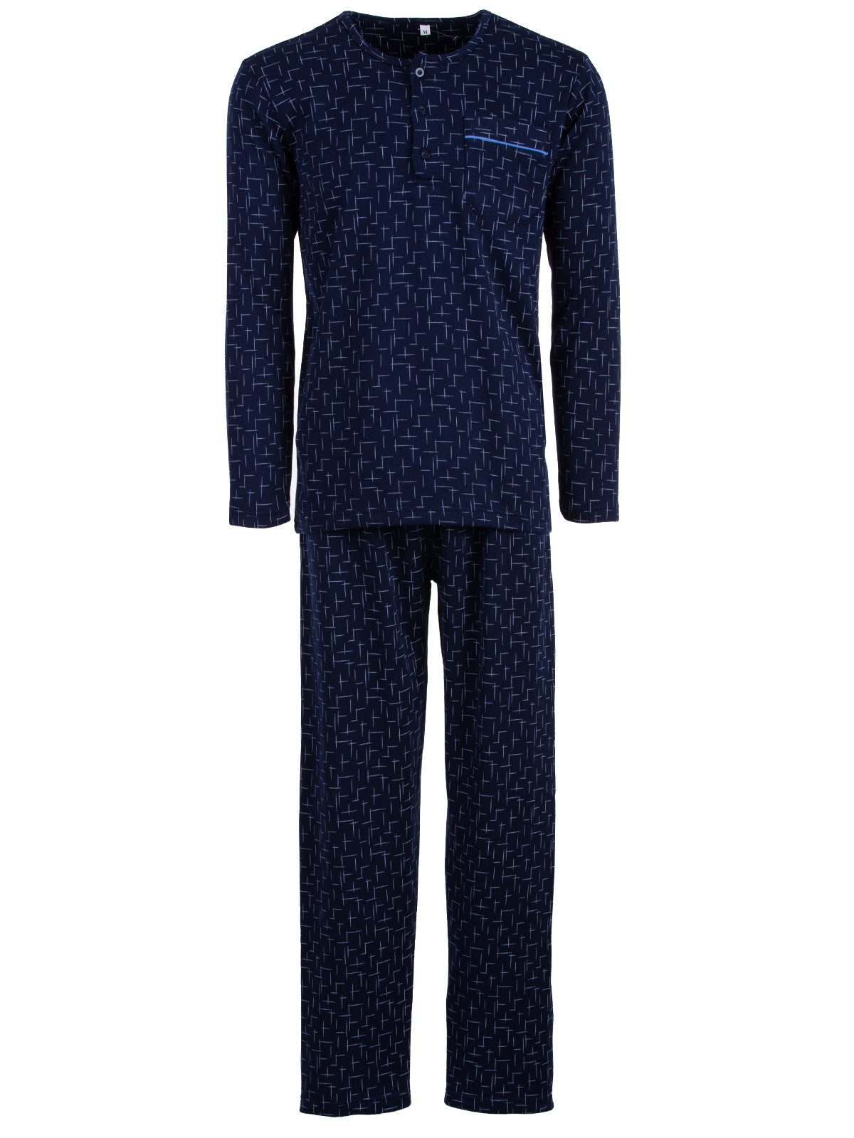 Lucky Schlafanzug Thermo Pyjama Set Langarm günstig online kaufen
