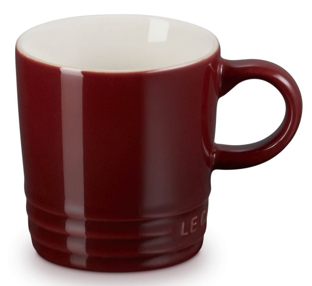 Le Creuset Tasse Becher Steinzeug Rhône Bordeaux-Rot 100 ml günstig online kaufen