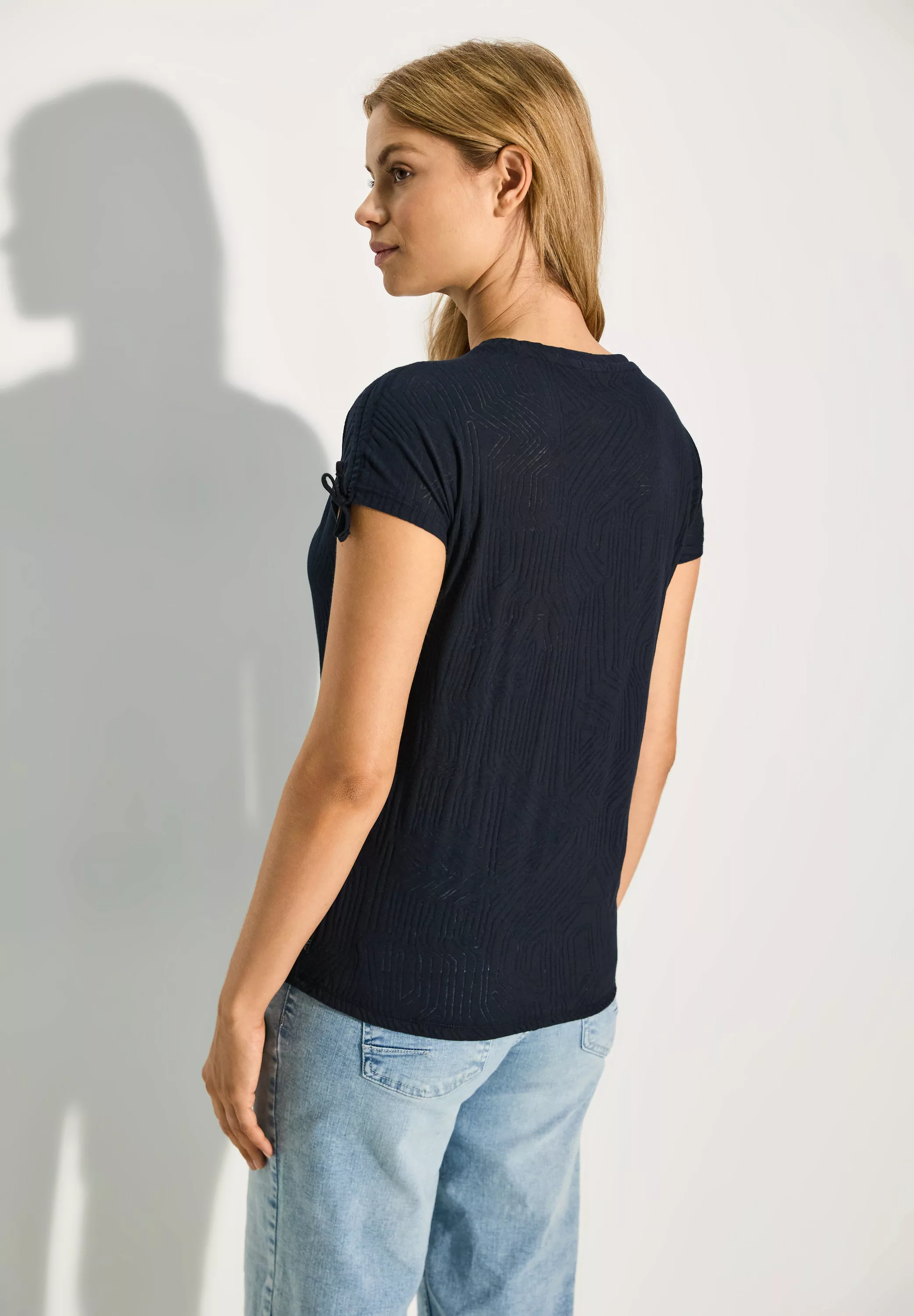 Cecil T-Shirt mit Burn-Out Muster günstig online kaufen