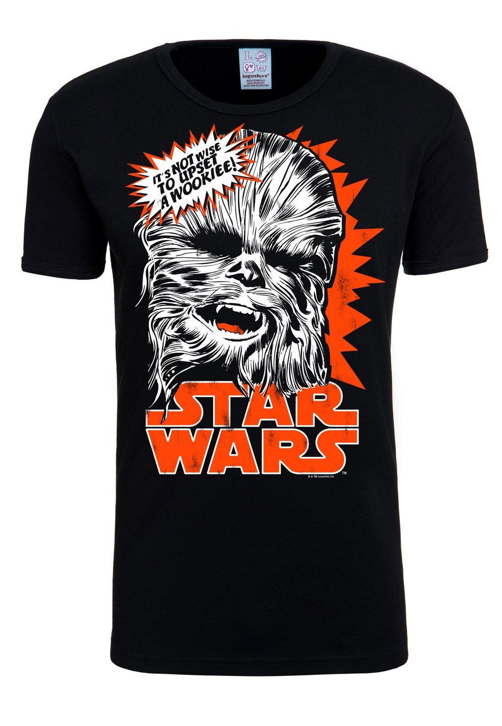 LOGOSHIRT T-Shirt "Chewbacca", mit lizenziertem Originaldesign günstig online kaufen